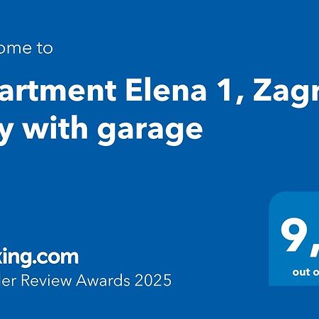 Apartment Elena 1, Zagreb City With Garage Exterior foto